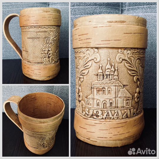 Кружка из бересты
