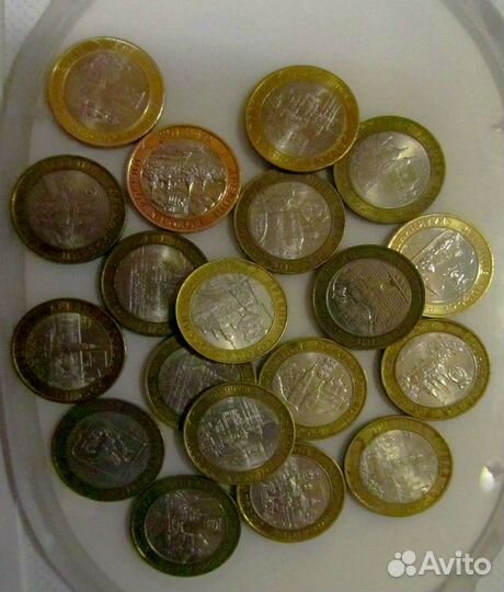 Монеты биметалл дгр, области,республики,края
