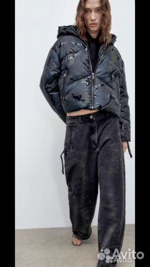 Новая куртка пуховик Zara