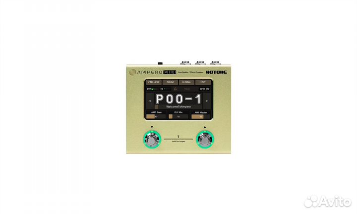 Гитарный процессор Hotone Ampero Mini (Mustard)