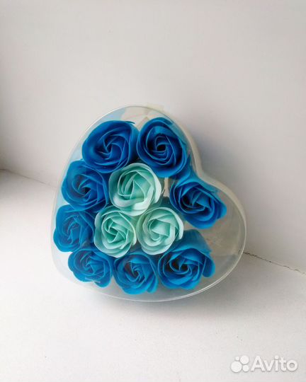 Розы из мыла