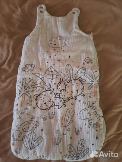 Спальник для новорожденного 0-6 месяцев