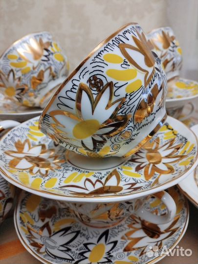 Сервиз чайный из тончайшего фарфора