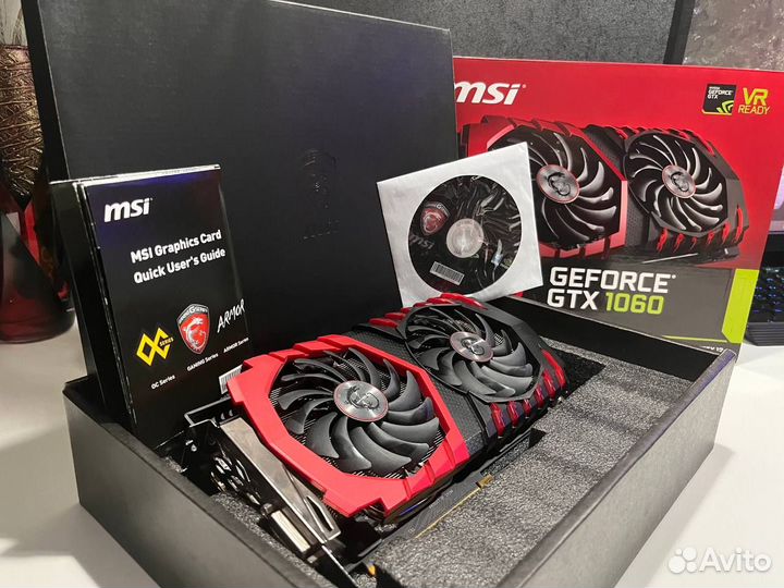 Видеокарта MSI Gtx geforce 1060.3gb