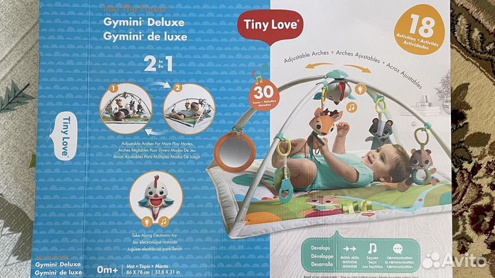 Развивающий коврик tiny love сказочный лес