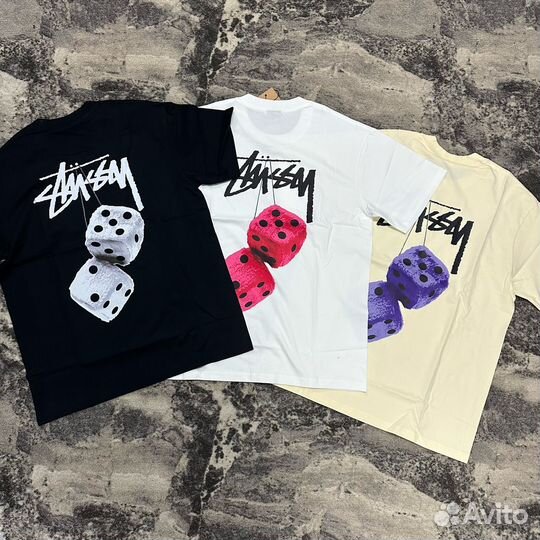 Футболка Stussy ss23 кубики