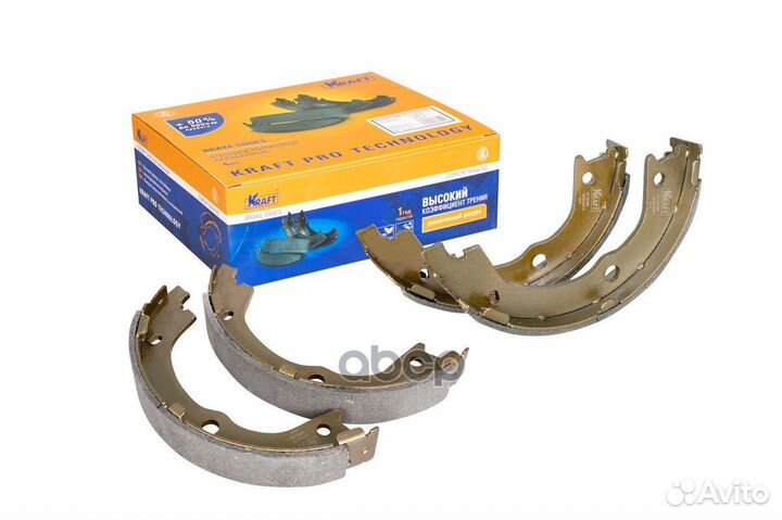 Колодки барабанные kraft KT091554 KT091554 Kraft