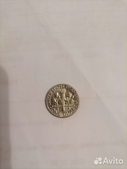Монеты США 1 дайм