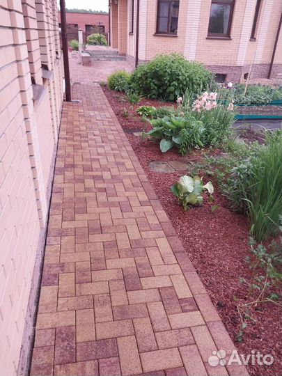 Укладка тротуарной