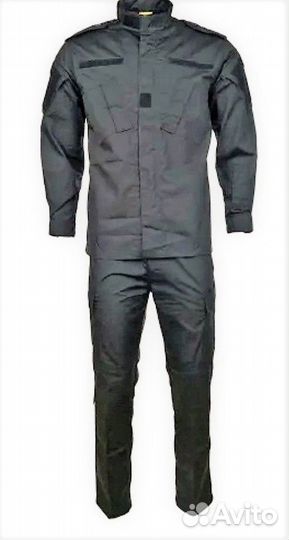 Мужской тактический костюм, черный, летний