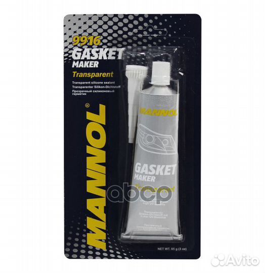 Mannol герметик силикон. прозрачный silicone-GA
