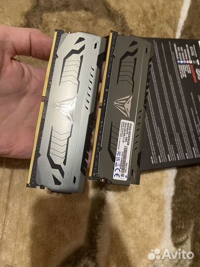 Оперативная память DDR4 2x8GB 3200MHz viper steel