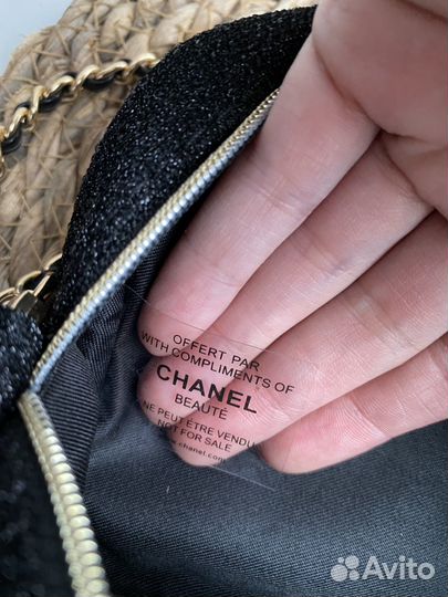 Косметичка chanel с цепочкой