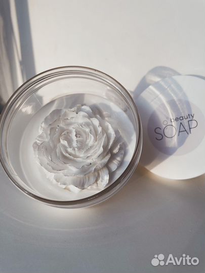 Мыло для очистки кистей в виде цветка