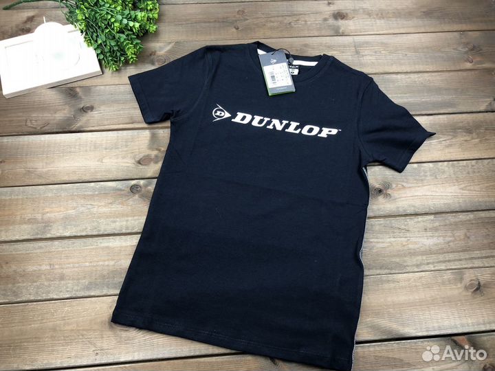 Футболка детская новая хлопок dunlop