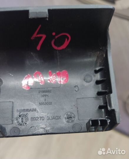 Оправа накладка птф туманки infiniti QX60 Лев, Пра