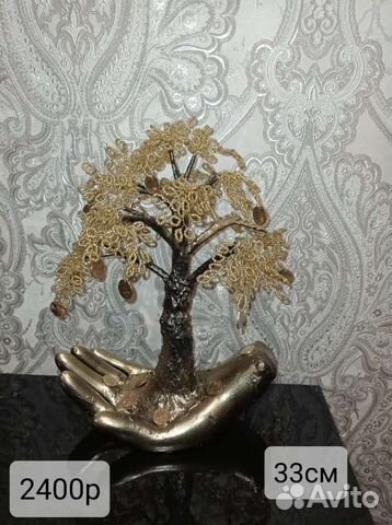 Денежное дерево из бисера