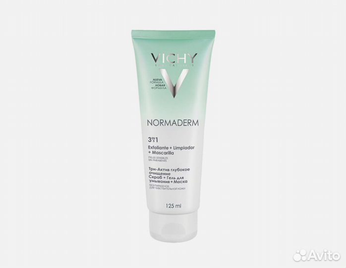 Скраб для лица Vichy normaderm 3 в 1