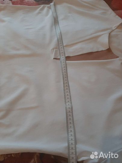 Платье белого цвета большого размера новое