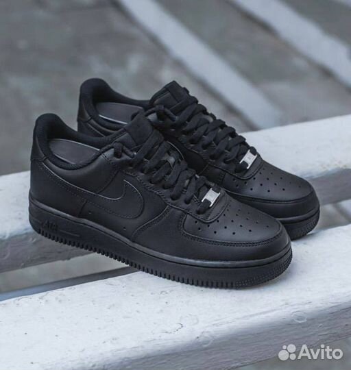 Кроссовки Nike air force 1 черные