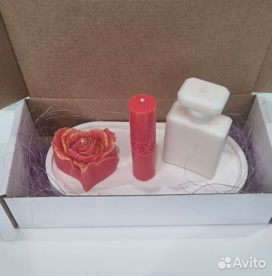 Подарочный набор свечей Chanel