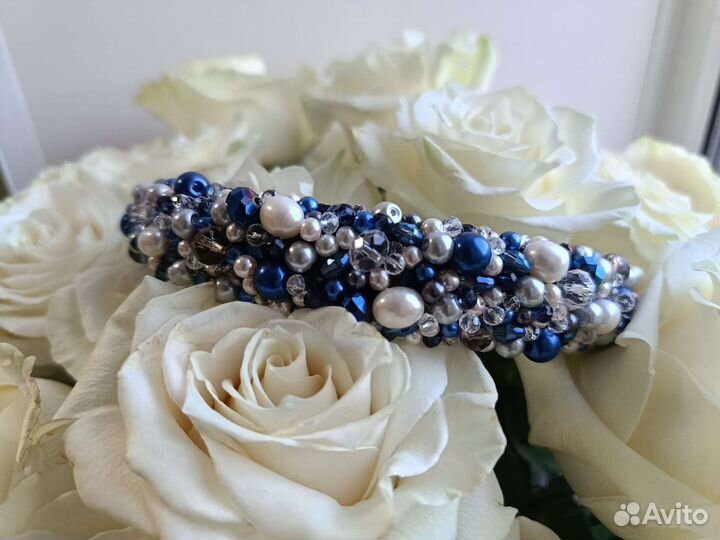 Ободок для волос ручной работы