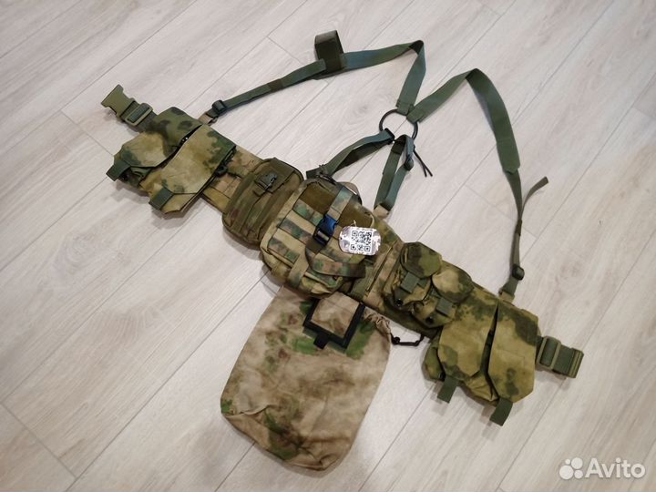 Разгрузочный пояс с подсумками варбелт рпс мох