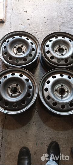 Штампованные диски r15 4x100 на hyundai solaris