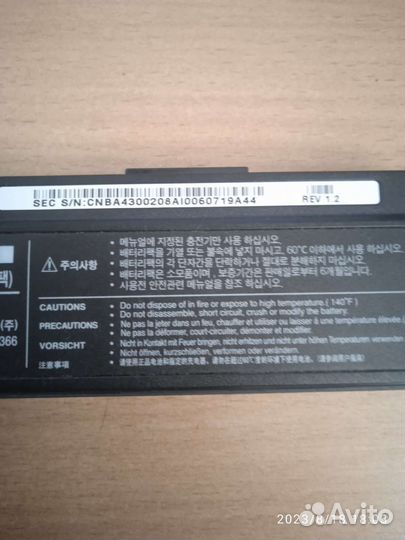Аккумулятор для ноутбука samsung