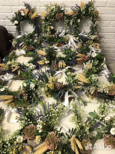 Венок на голову из цветов