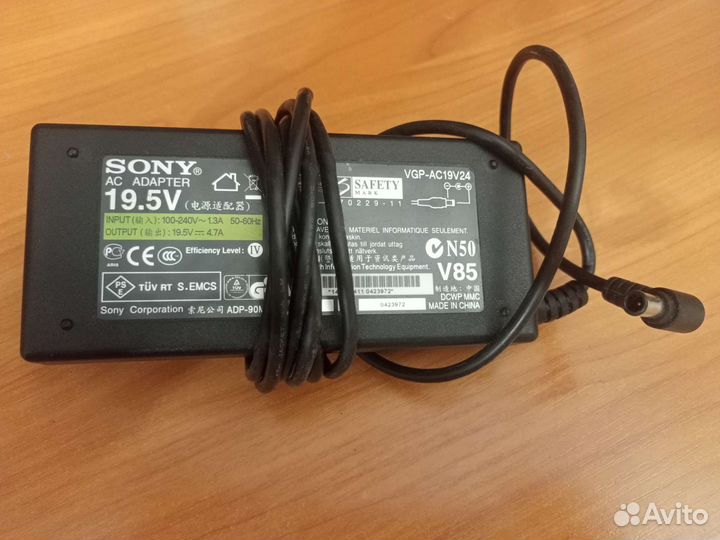 Блок питания для ноутбука sony