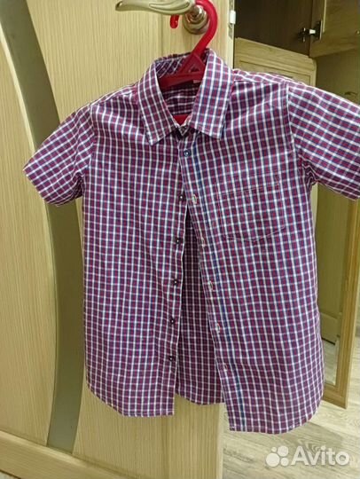 Рубашка с коротким рукавом для мальчика