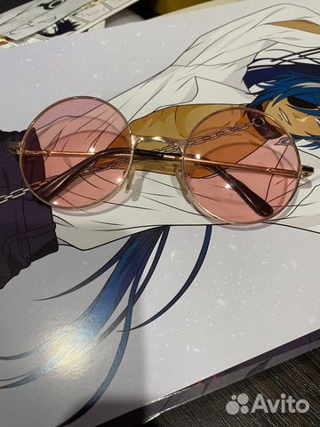 Очки розовые