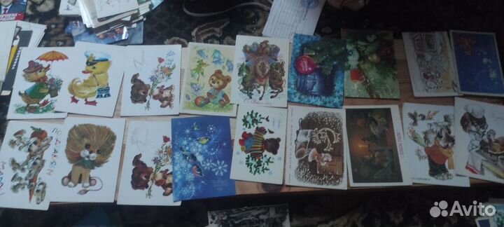 Новогодние открытки СССР