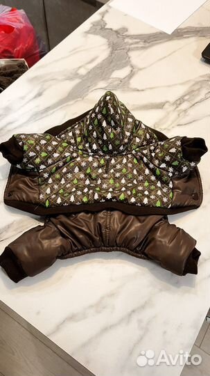 Зимний комбинезон на маленькую собаку (S)