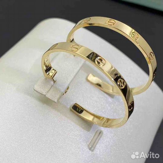 Серьги Cartier Love из желтого золота