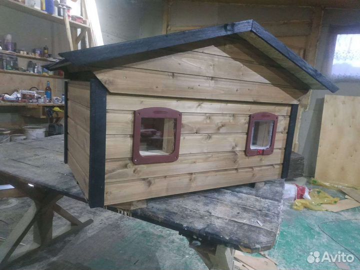 Уличный домик-будка для кошки Мелисса