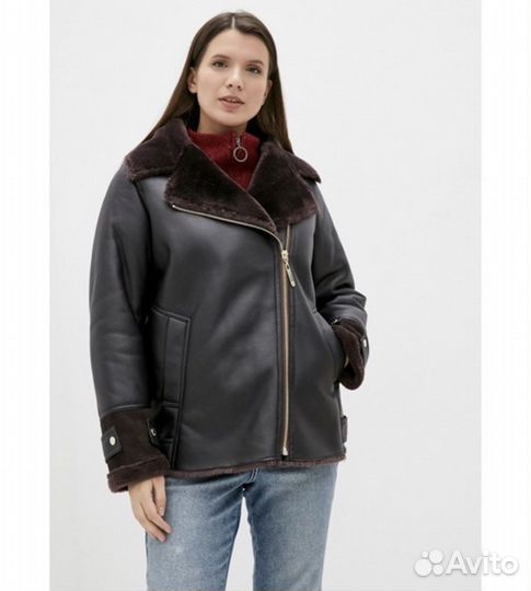 Дубленка авиатор женская