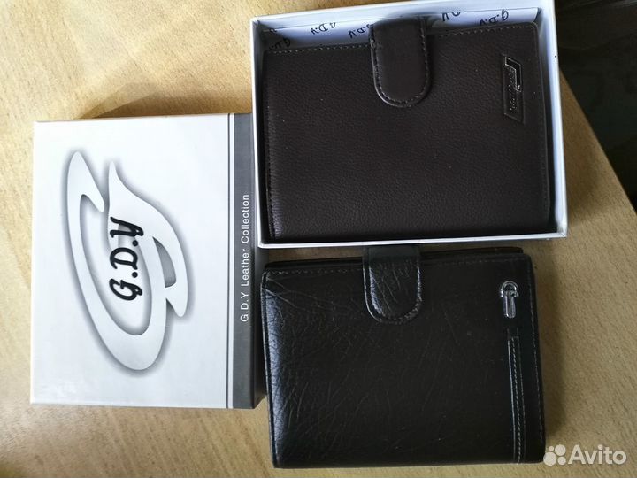 Портмоне мужское из натуральной кожи