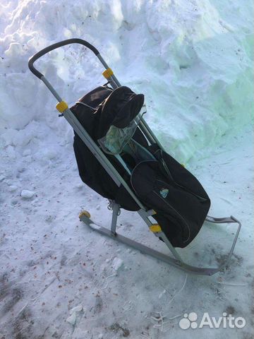 Детские санки коляска бу