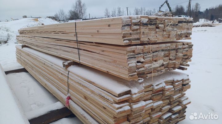 Доска 25х100х6000 на опалубку