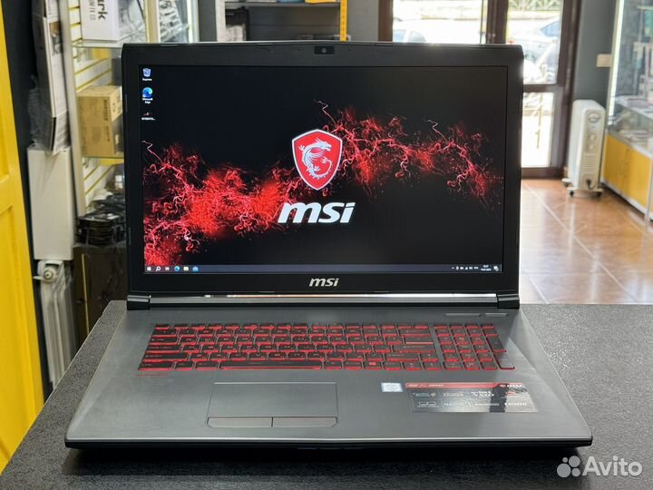 Игровой MSI / i7 8750h/16gb/ssd 128gb/hdd 1tb/ gtx