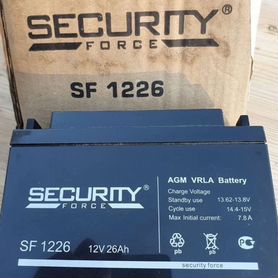 Аккумулятор Security Force SF 1226 (12V 26AH)