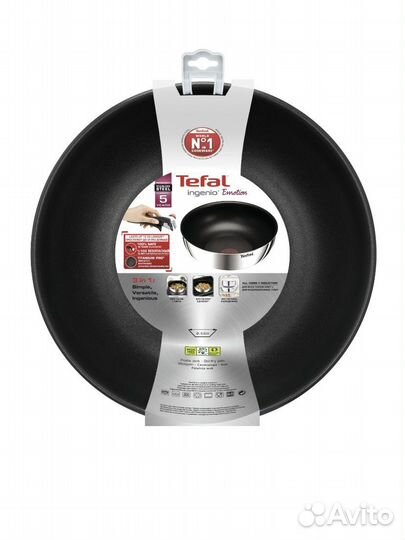 Сковорода вок Tefal ingenio Emotion