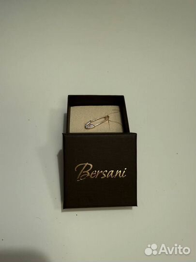 Золотая булавка брошь 585 пробы