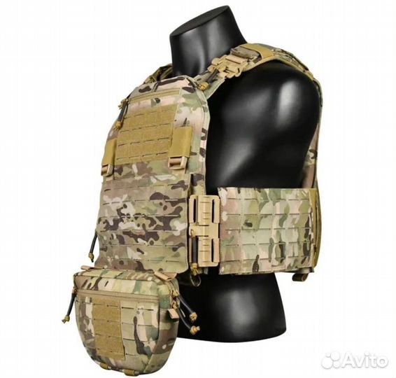 Подсумок тактический напашный (мультикам, олива)