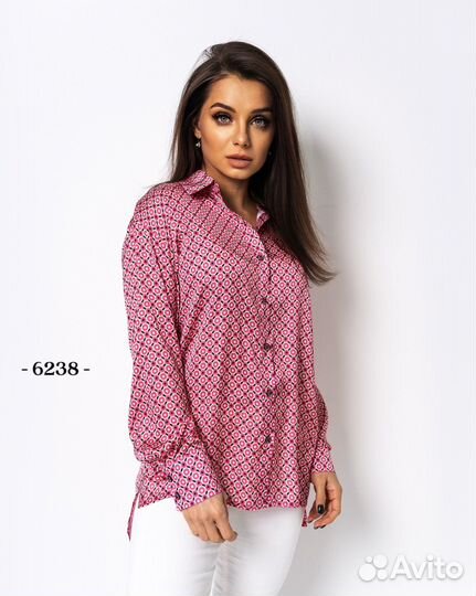 Новая рубашка из атласа