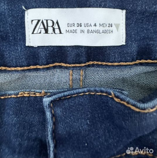 Джинсы zara клеш