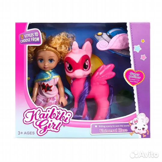 Кукла с единорогом