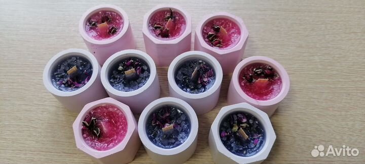 Подарочный набор:мыло,свечи, саше